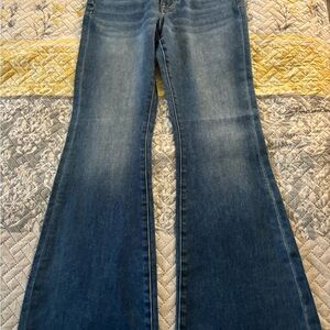 Vigoss Medium Blue Flared Denim Jeans